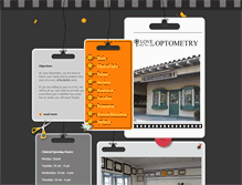 Tablet Screenshot of loveoptometry.com